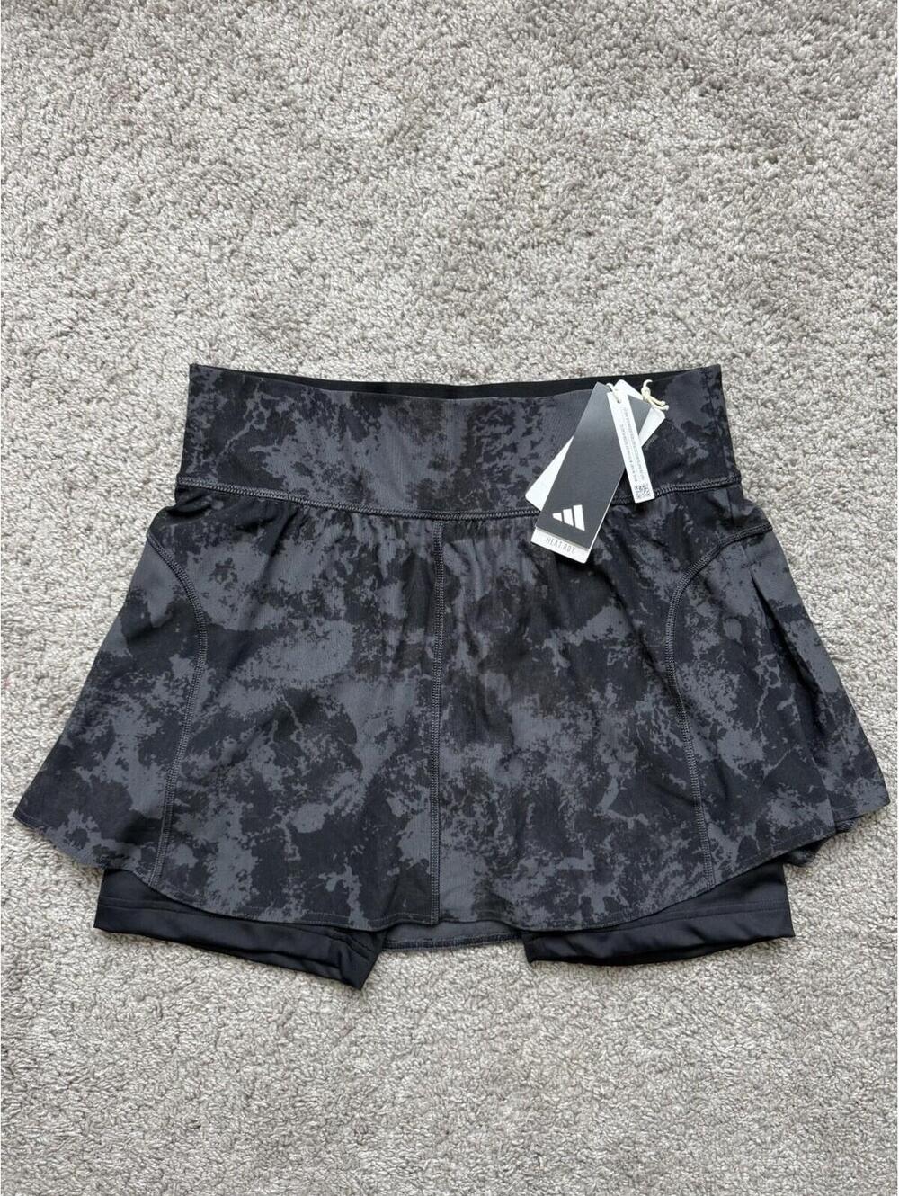 Adidas Women's Tennis Paris Match Skirt Carbon Athletic Pickleball Size Med NWT